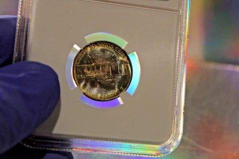1943-S WARTIME SILVER NGC MS 65* STAR (RAINBOW TARGET TONE) POPULATION "9"-WOW!! Cover