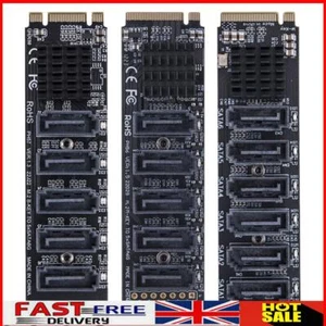 M.2 MKEY PCI-E Riser Card M.2 To SATA 3.0 Adapter Card Converter SATA3.0 Adapter - Afbeelding 1 van 21