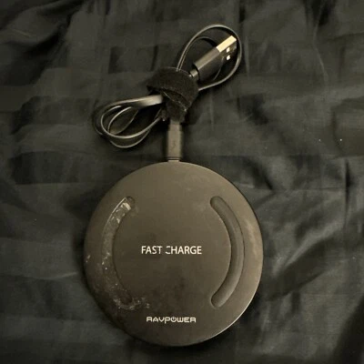 Cargador inalámbrico RAVPower RP-PC014 Qi 10W carga rápida cargador rápido Foto 1 de 2