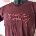 NWOT Bangles MANIC MONDAY Bright Pink Stitched Embroidered Tee Shirt Med L XL 