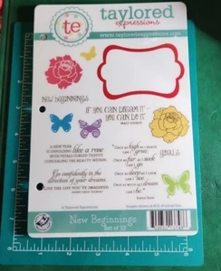Taylored Expressions: " New Beginnings" EUC! Poems-Words Butterfly Dreams Script - Picture 1 of 2
