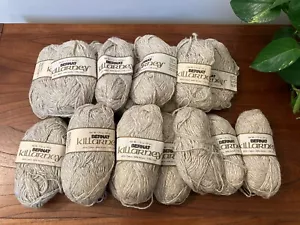 Vintage BERNAT KILLARNEY Cotton Acrylic Linen YARN 1.75 oz Skeins LOT of 18 RARE - Picture 1 of 9