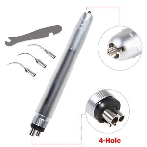 Dental Ultrasonic Air Perio Scaler Handpiece Hygienist 4-Holes with 3 Tips UK - Picture 1 of 19