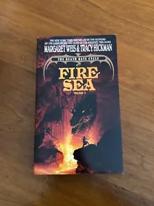 Fire Sea (Death Gate Cycle #3) by Margaret Weis and Tracy Hickman 1992 Paperback - Foto 1 di 5