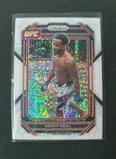 2023 Panini UFC Prizm Geoff Neal Welterweight White Sparkle SSP /20