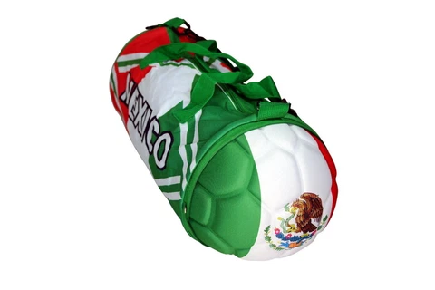 Mexico Soccer Foldable Ball Duffel Bag - 01 Cover
