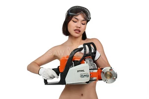 Chainsaw Carving Mill Attachment for Stihl 170-250 Mini Power Gouge Log Notcher - Picture 1 of 6