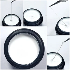 UV Spider Gel Weiß 5ml HQ Spidergel Linegel UV LED Nail Art Linien Design