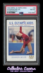 1992 Impel Olympicards #46 Shannon Miller PSA 8 (NM-MT) RC - Picture 1 of 2