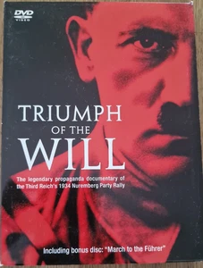 Triumph of Will 1934 - 2 DVD Leni Riefenstahl inc March to the Fuhrer - Picture 1 of 2