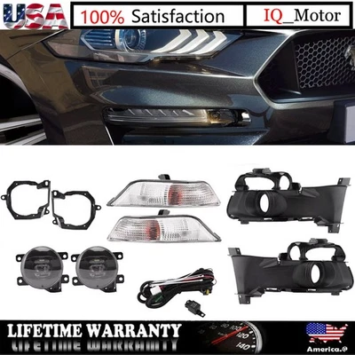 Conjunto de luces antiniebla intermitentes con kit de cable de cubierta para Ford Mustang 2015-2017 Foto 1 de 4