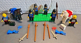 Lot of 6 Lego 6074 Black Falcon's Fortress MiniFigures 2 Horses & Accessories