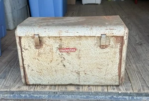 Vintage Thermaster Portable Refrigerator Cooler Metal 1950s Nice Shape - Picture 1 of 11
