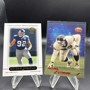 Michael Strahan - 2 Karten Lot - 1998 Topps /8799 & Topps 50th Anniversary - Bild 1 von 3