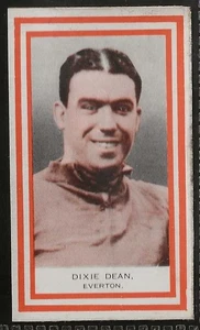 PHILLIPS BDV PACKAGE 1932 (RARE! DOUBLE ORANGE BORDER) FOOTBALL DIXIE DEAN - Picture 1 of 2