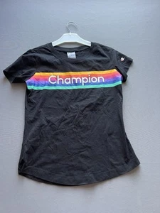 Champion Women’s T Shirt Small Classic Tee Simple Top Sport Logo Gym Athletic - Picture 1 of 7
