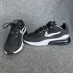 Nike Air Max 270 React Men's 11 Black White Running Sneakers AO4971-004 - Picture 1 of 19