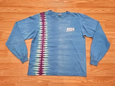 De colección Ben & Jerry Helado Puntada Única Manga Larga Tie Dye RARO Grande L Foto 1 de 4