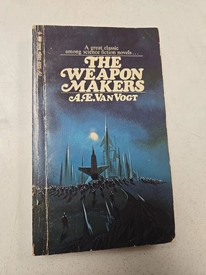 THE WEAPON MAKERS by A.E. Van Vogt (1st Tempo PB Edition Late 1970) Vtg Sci-Fi - Image 1 of 4