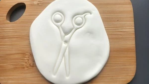 Scissors Cookie Cutter – Hairdresser, Barber, or Sewing Theme Great for cookies - Picture 1 of 10
