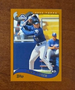 2002 Topps Traded and Rookies Gabe Kapler #T67 SP - Foto 1 di 1