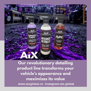 AIX-Car Care Products 3-pack Interior Detailer, SpeedCoat, All Purpose Cleaner - Picture 1 of 8