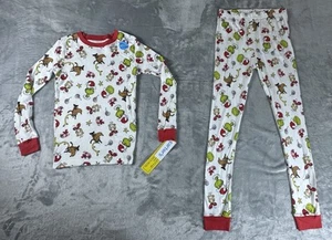 Carters Grinch Kids Pajamas SIZE 10 Family Matching Long Sleeve Shirt & Pants - Picture 1 of 15
