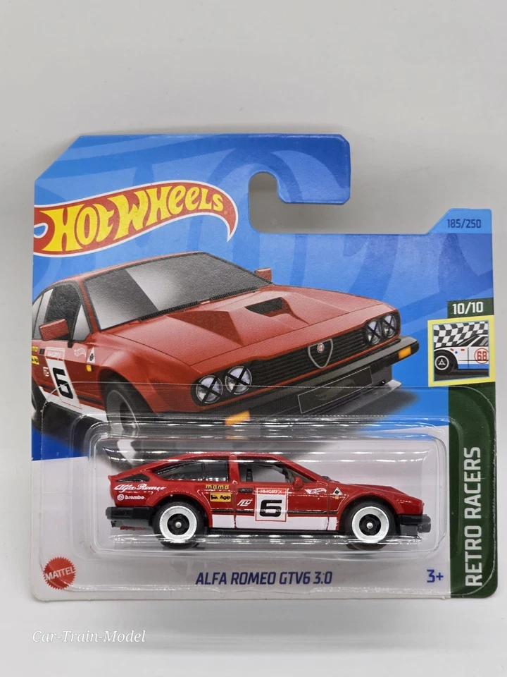 Alfa Romeo GTV6 3.0 - Retro Racers 10/10 HOT WHEELS 1:64 1/64 - Immagine 1 di 1