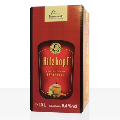 Hitzkopf Bratapfel Apfel-Glühwein 10 Liter, Bag in Box - Bild 1 von 2