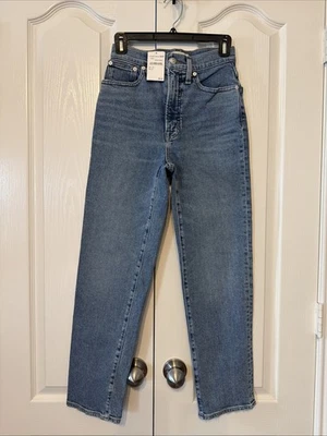 Madewell идеальный винтажный прямой укороченный джинсы размер 24 новый с Ярлыками - Изображение 1 из 4