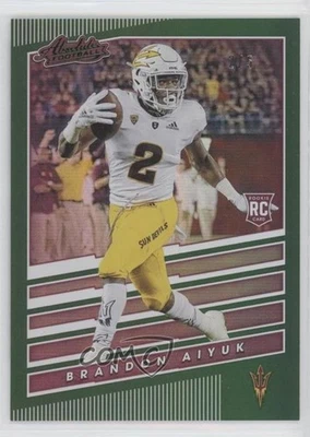 2020 Chronicles Draft Picks Absolute Rookies Spectrum Green /5 Brandon Aiyuk RC - Image 1 of 2