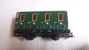LGB Spur G 30500 Personenwagen Abteilwagen 3.Kl. grün innenbeleuchtet(mängel) - Bild 1 von 4