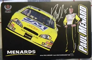 Nascar Superstar Paul Menard signierte Heldenkarte 8,5x5 - Bild 1 von 1