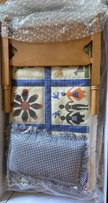 全新带盒 American Girl Addy 床和床上用品套装 2015 - 2020 年之前已停产 — 第 1/4 张图片