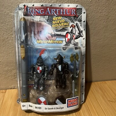 MEGA BLOKS KING ARTHUR MICRO MOTION ACTION FIGURES SET 96101 SIR GARETH SKARSGAR - Image 1 of 4