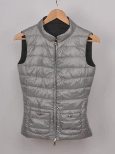 Herno Reversible Ultralight Lightweight Down Puffer Vest Gilet Jacket Sz. 40 - Picture 1 of 11