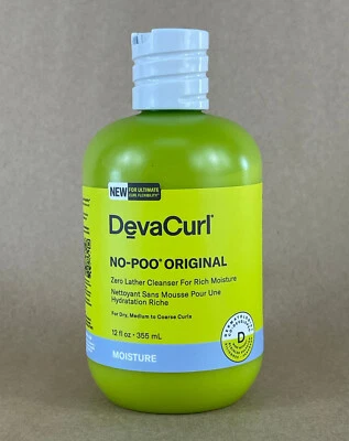 DevaCurl No-Poo Original Zero Lather Cleanser For Rich Moisture 12 oz - Image 1 of 2
