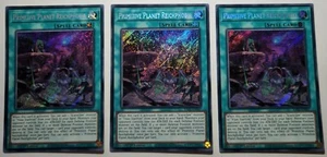 Yugioh! 3x Primitive Planet Reich 1a Ed. RA02-EN067 Secret Set gioco raro 25° - Foto 1 di 1