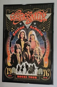 Aerosmith 1976 Rocks, Framed Concert Poster Boston - Picture 1 of 2