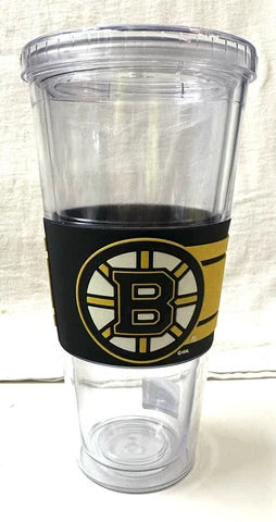 Boston Bruins NHL Insulated Tumbler With Top Officially Licensed Cover