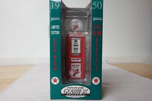 GEARBOX 66009 TOKHEIM GAS PUMP REPLICA TEXACO FIRE CHIEF LTD EDITION COIN BANK - Picture 1 of 8