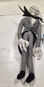 Jack Skellington Bambola Pieghevole Posabile 19" Peluche Incubo Prima di Natale  - Foto 1 di 6