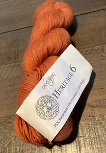 Cascade Heritage ~ Burnt Orange~ Superwash Merino wool nylon yarn ~292 Yds - Picture 1 of 3