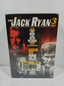 Jack Ryan 3-Pack (DVD, 2005, 3-Disc Set) NEW, SEALED, Harrison Ford, Tom Clancy - Imagen 1 de 4