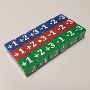 18x Modificador de Estadísticas CCG 10mm Dados Colores Compatible con Star Wars: Ilimitado - Imagen 1 de 5
