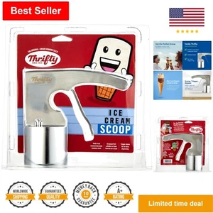 Premium Original Commercial Grade Stainless Steel Ice Cream Scooper with Trigger - Picture 1 of 10