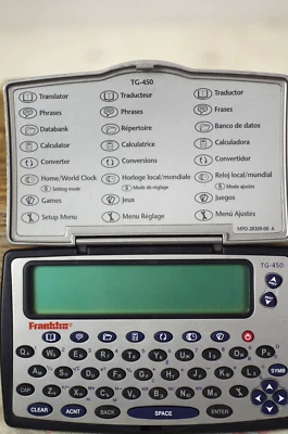 Franklin TG-450 Electronic Multi Language/Multi Function Translator, Free Ship - Image 1 of 4