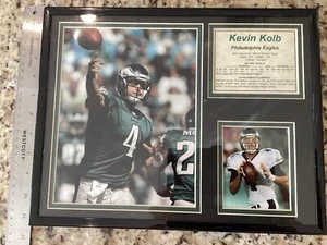 Kevin Kolb Philadelphia Eagles numero quattro quarterback incorniciato arte 2789 - Foto 1 di 4