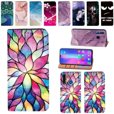 Leather Stand Wallet Case Cover For Huawei P20/P30/P40/P20 Pro/P40 Pro/P Smart - Image 1 of 4