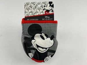 Disney Mickey Mouse 2pk Oversize Mini Oven Mitts Thermal by Best Brands - Picture 1 of 2